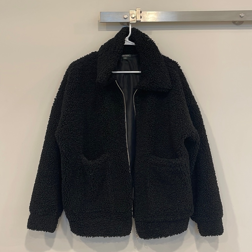 Target Wild Fable Black Teddy Jacket